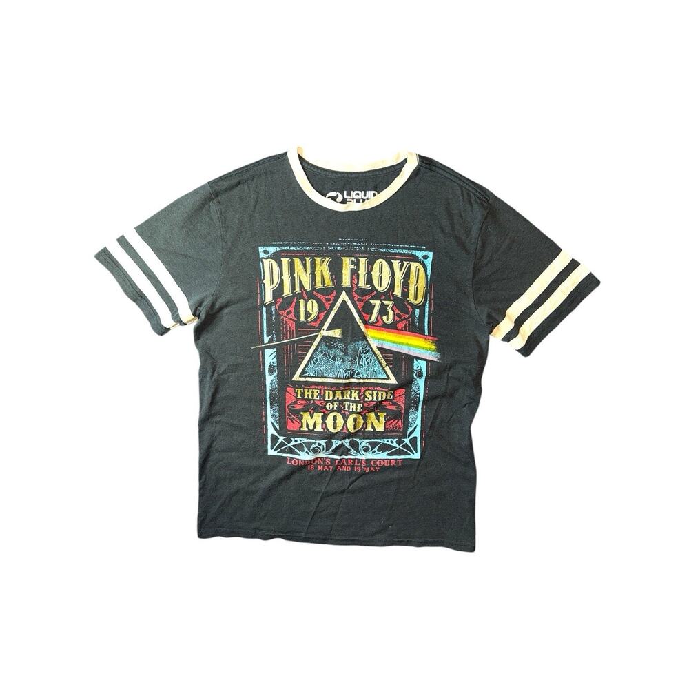LIQUID BLUE Men's L Pink Floyd 1973 The Dark Side Of The Moon Colorful T-Shirt